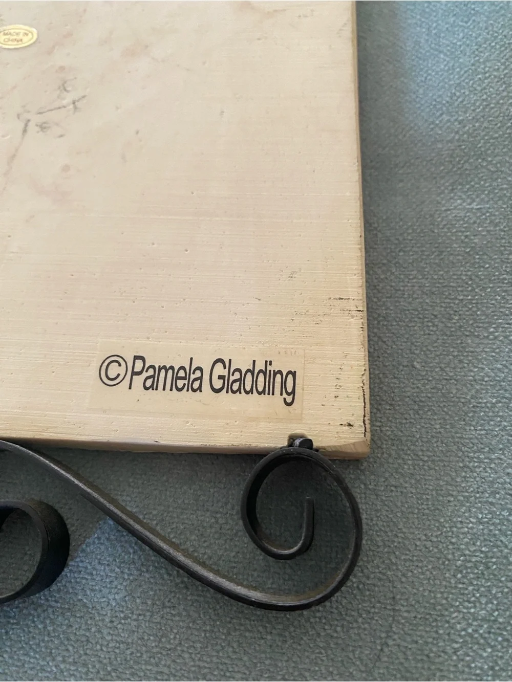 10x6”Pamela Gladding Santeny Winery Cafe Kitchen Bar Wall Hanging